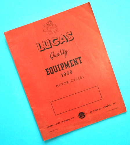 1958 motorcycle parts - motorcycle,