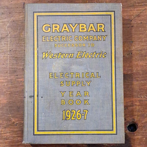 1926 vintage graybar electric - vintage,