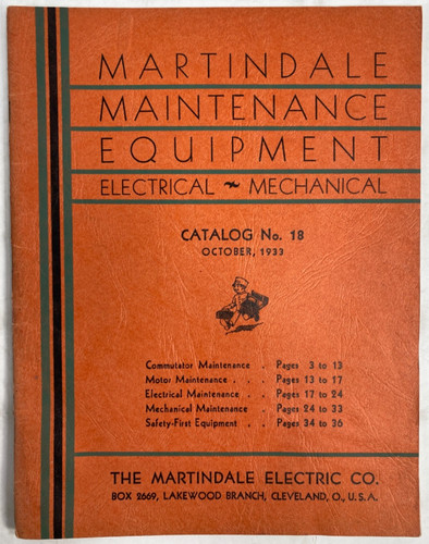 1933 martindale maintenance - martindale,